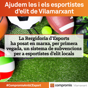 Subvencions esportistes elit Vilamarxant